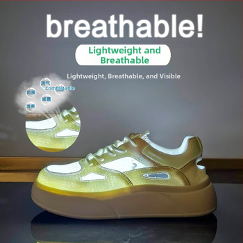 Λευκά καλοκαιρινά παπούτσια 2025 Νέα στυλ K-Style για γυναίκες, φοιτήτριες, αθλητικά παπούτσια με αυξημένο αερισμό, μοντέρνα, καθημερινά παπούτσια Sh620