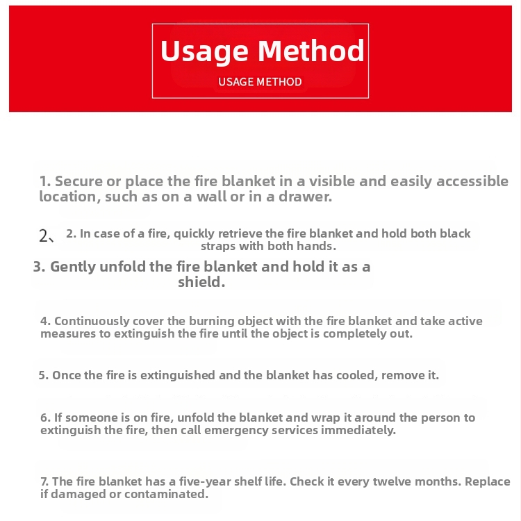 Противопожарно одеяло, одеяло за евакуация от фибростъкло, 1,2 м, домакинско огнеупорно наметало, производител на противопожарно одеяло