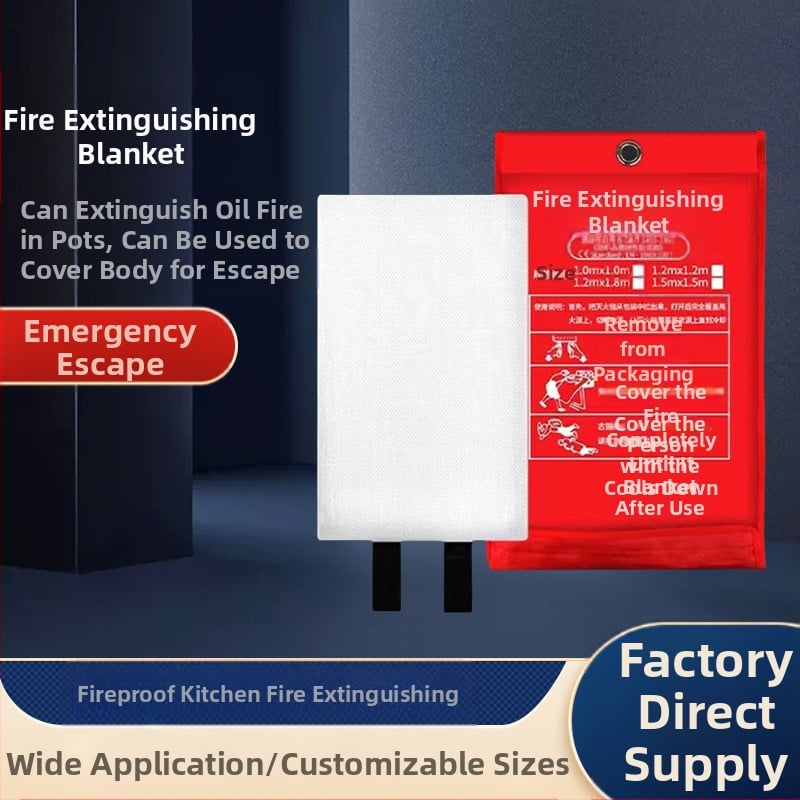 Tuletõrjetekk Tuletõrjetekk Klaaskiust 1,2 m majapidamises kasutatav tulekindel mantli tuletõrjeteki tootja