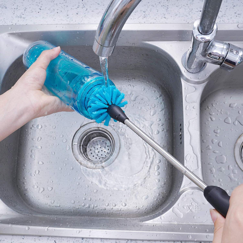 Perie de curățare multifuncțională pentru filtru de acvariu, din oțel inoxidabil de înaltă calitate, direct din fabrică, cupă din lână de nailon