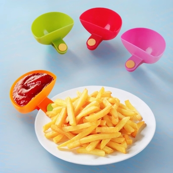 Kūrybingas mini 4 vnt. spaustukų prieskonių indas actui, sojų padažui, karšto puodo padažo indas, virtuvės artefaktų prieskonių dėžutė, tinkantis