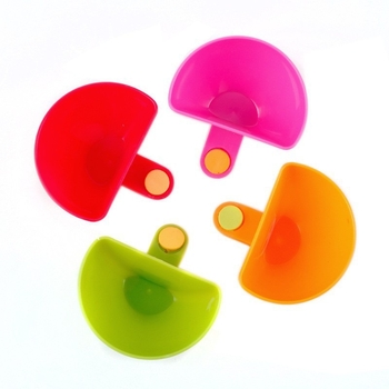 Kūrybingas mini 4 vnt. spaustukų prieskonių indas actui, sojų padažui, karšto puodo padažo indas, virtuvės artefaktų prieskonių dėžutė, tinkantis