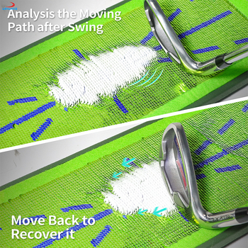 Νέο χαλάκι γκολφ swing track mat golf swing mat template swing χτύπημα ίχνος έλεγχος κατεύθυνσης χαλάκι δοκιμής εργοστασιακών άμεσων πωλήσεων
