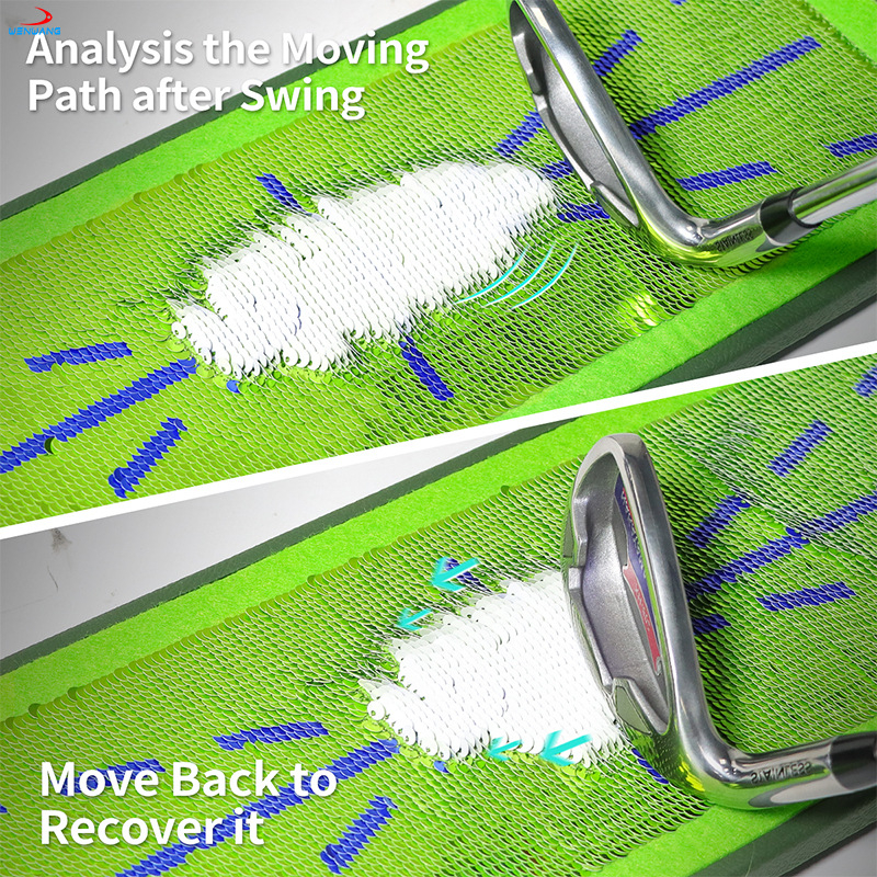 Új golfhinta pályaszőnyeg golfhinta gyakorlószőnyeg ütésnyom ellenőrzés irány tesztszőnyeg gyári közvetlen értékesítés