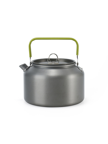 Kültéri alumíniumötvözetből készült teáskanna, nagy kapacitású, hordozható kempingkávéfőző, ultra könnyű utazóvízforraló, 1,8 literes