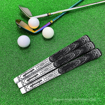 Νέα λαβή μπαστουνιού για σίδερο γκολφ από καουτσούκ, βαμβακερό νήμα, χρώμα αντιολισθητικό, τυπικό, μεσαίο μέγεθος