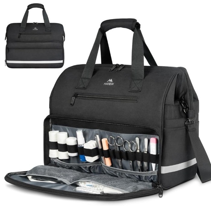 Uus suure mahutavusega kaasaskantav professionaalne meditsiiniline esmaabikomplekt Hädaabikomplekt Arst Õde Meditsiinitarvete Kosmeetikakott