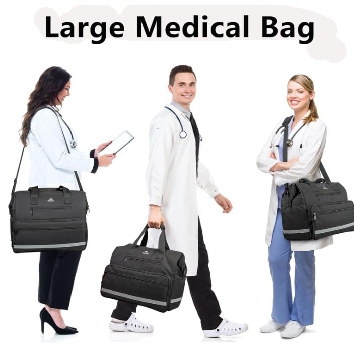 Uus suure mahutavusega kaasaskantav professionaalne meditsiiniline esmaabikomplekt Hädaabikomplekt Arst Õde Meditsiinitarvete Kosmeetikakott