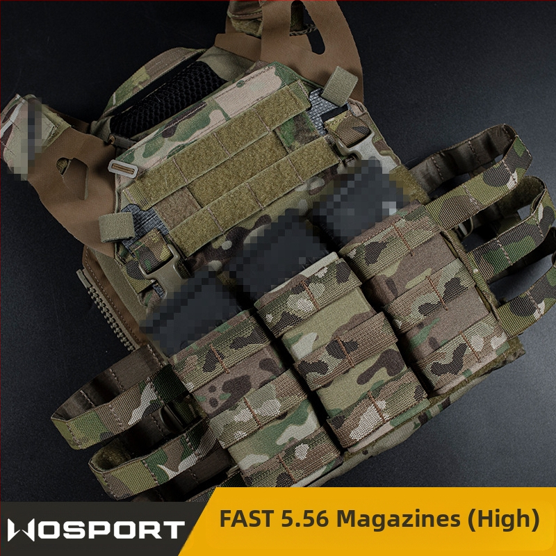 Adaptácia na taktický systém MOLLE WOSPORT FAST Triple 5.56 Clip Pack (High)