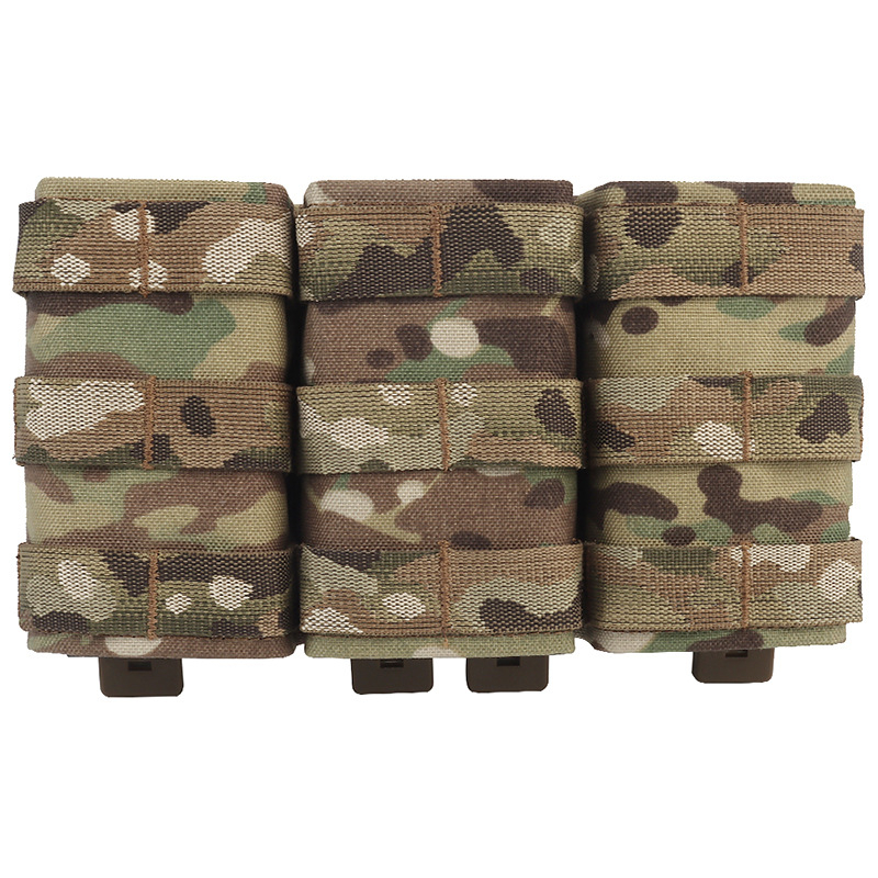WOSPORT FAST Triple 5.56 Clip Pack (aukšto lygio) taktinė MOLLE sistemos adaptacija