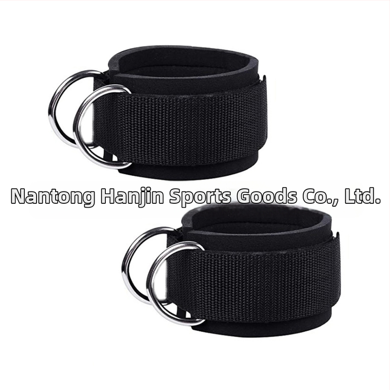 Аксесоари за фитнес оборудване, съдържащи черна платнена чанта, въже за опъване на трицепс, фитнес дръжка, дръжка, фитнес катарама за глезен