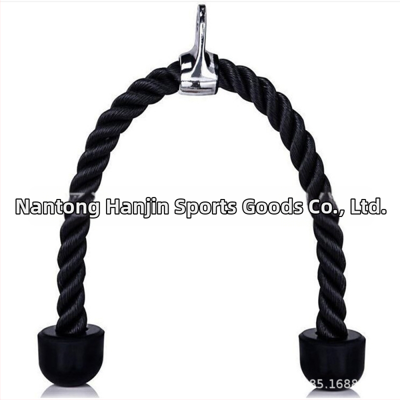 Аксесоари за фитнес оборудване, съдържащи черна платнена чанта, въже за опъване на трицепс, фитнес дръжка, дръжка, фитнес катарама за глезен