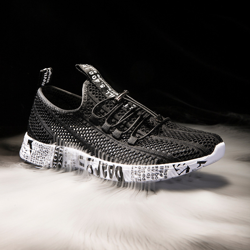 Férfi cipők, nagy méretű, hálós anyagból, nyári, új, kültéri gázlócipők, könnyű, lélegző, lazy net cipők