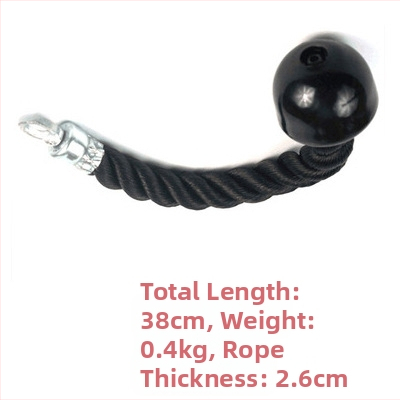 Аксесоари за фитнес оборудване Gantry, дръжка на въже с по-ниско налягане, единична глава, двойна глава, въже за тренировка на трицепс