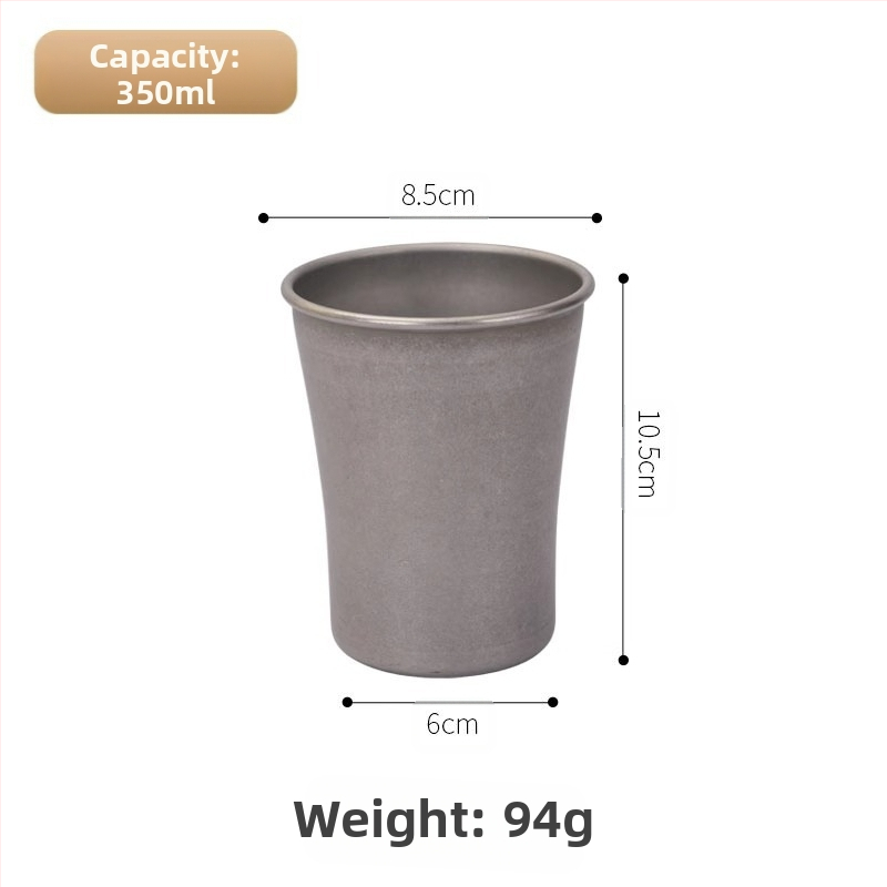 Retro ipari stílusú söröspohár, 304 rozsdamentes acél bögre, háztartási vizespohár, kreatív, kopott, kültéri kempingpohár