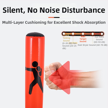 Νέο δερμάτινο φουσκωτό κολόνα πυγμαχίας με εντυπωσιακή στήλη, παιδικό κάθετο κολόνα πυγμαχίας, παιχνίδι αερισμού γυμναστικής