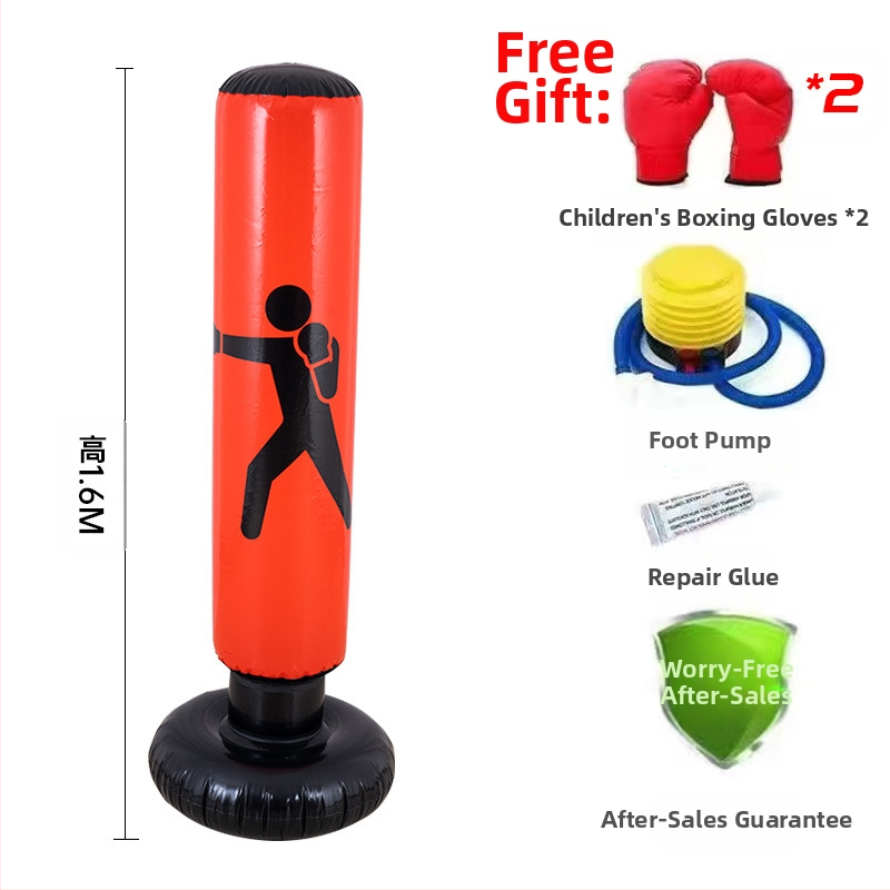 Νέο δερμάτινο φουσκωτό κολόνα πυγμαχίας με εντυπωσιακή στήλη, παιδικό κάθετο κολόνα πυγμαχίας, παιχνίδι αερισμού γυμναστικής