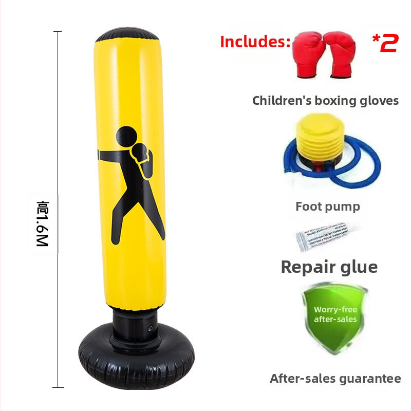 Νέο δερμάτινο φουσκωτό κολόνα πυγμαχίας με εντυπωσιακή στήλη, παιδικό κάθετο κολόνα πυγμαχίας, παιχνίδι αερισμού γυμναστικής