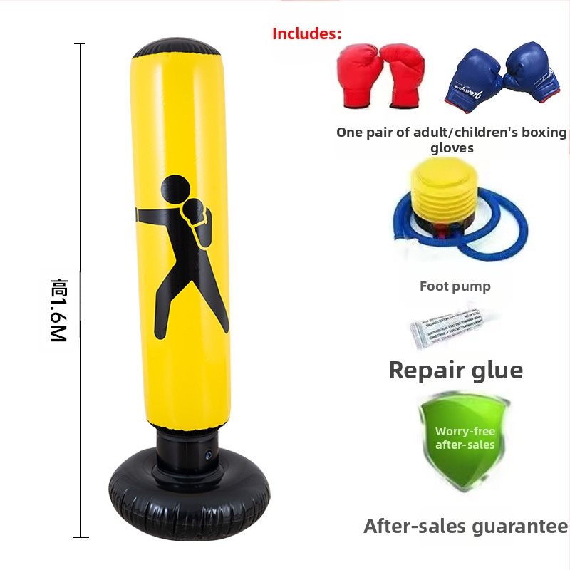 Νέο δερμάτινο φουσκωτό κολόνα πυγμαχίας με εντυπωσιακή στήλη, παιδικό κάθετο κολόνα πυγμαχίας, παιχνίδι αερισμού γυμναστικής