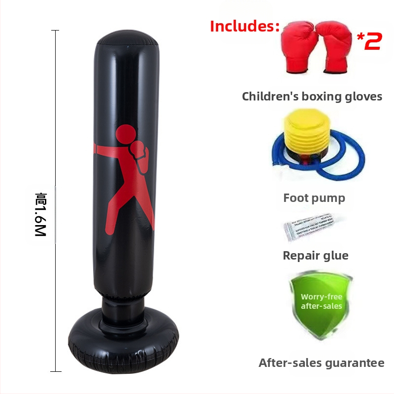 Νέο δερμάτινο φουσκωτό κολόνα πυγμαχίας με εντυπωσιακή στήλη, παιδικό κάθετο κολόνα πυγμαχίας, παιχνίδι αερισμού γυμναστικής