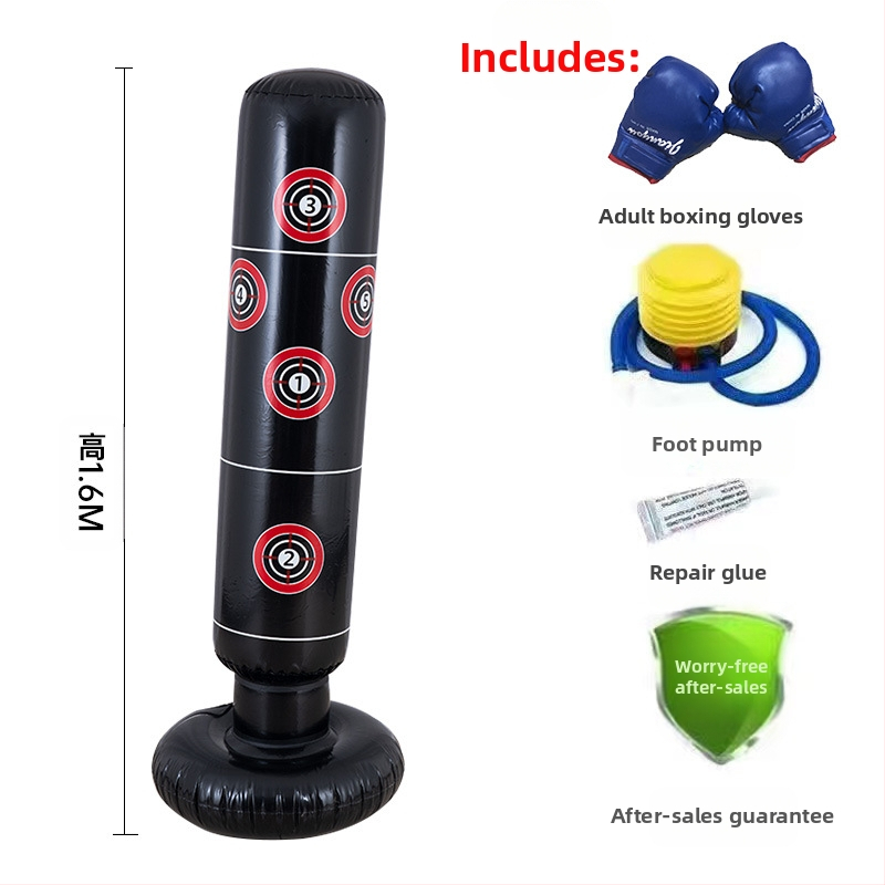 Νέο δερμάτινο φουσκωτό κολόνα πυγμαχίας με εντυπωσιακή στήλη, παιδικό κάθετο κολόνα πυγμαχίας, παιχνίδι αερισμού γυμναστικής