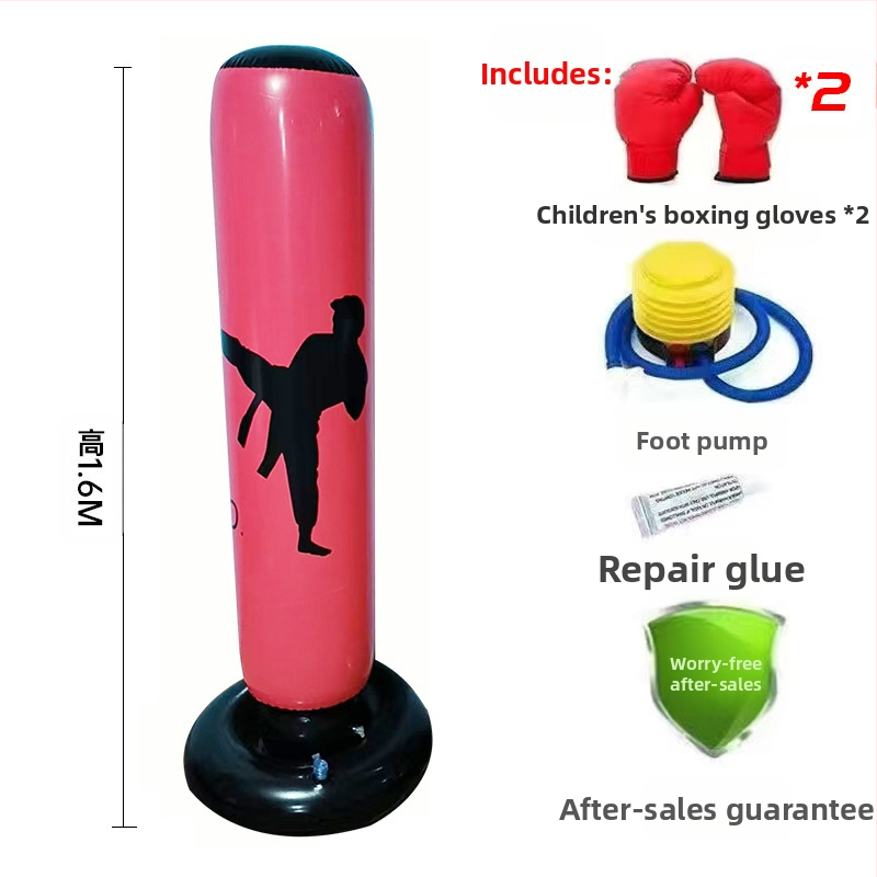 Νέο δερμάτινο φουσκωτό κολόνα πυγμαχίας με εντυπωσιακή στήλη, παιδικό κάθετο κολόνα πυγμαχίας, παιχνίδι αερισμού γυμναστικής