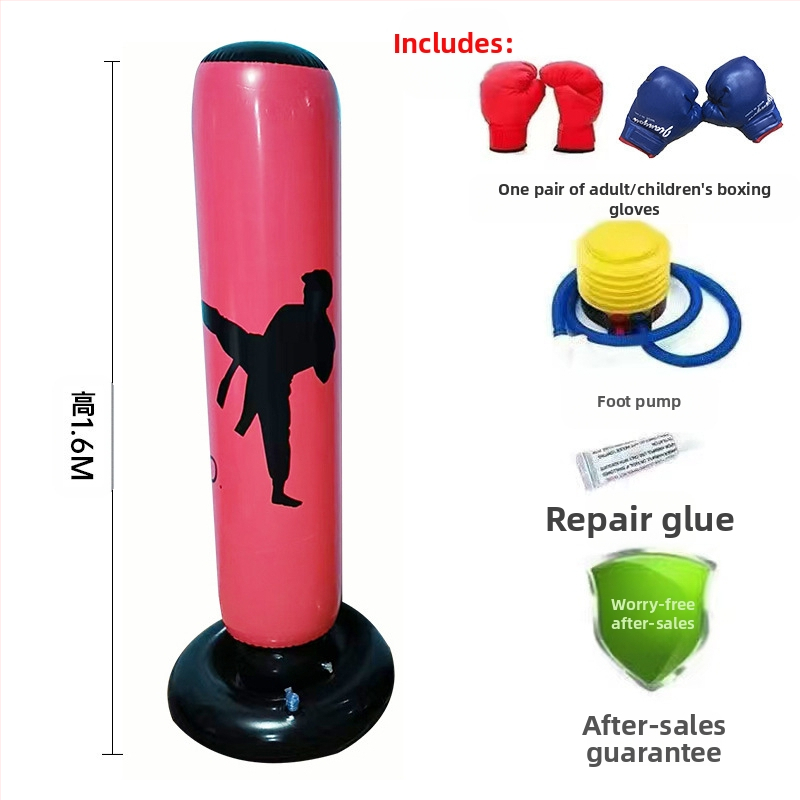 Νέο δερμάτινο φουσκωτό κολόνα πυγμαχίας με εντυπωσιακή στήλη, παιδικό κάθετο κολόνα πυγμαχίας, παιχνίδι αερισμού γυμναστικής