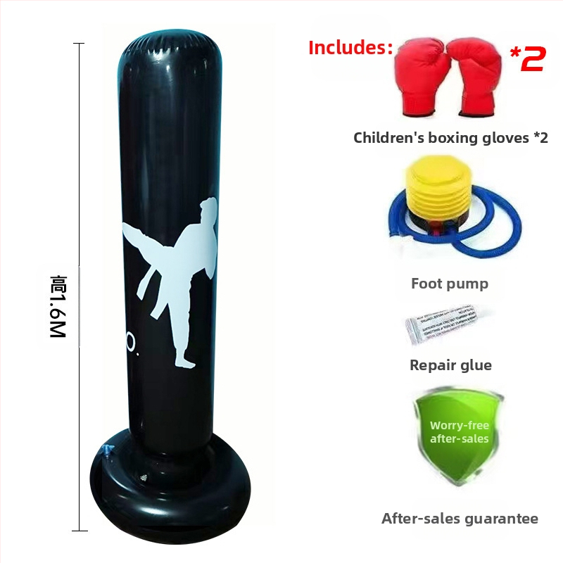 Νέο δερμάτινο φουσκωτό κολόνα πυγμαχίας με εντυπωσιακή στήλη, παιδικό κάθετο κολόνα πυγμαχίας, παιχνίδι αερισμού γυμναστικής