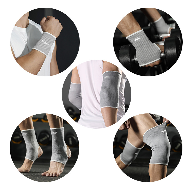 JINGBA sportinės apsaugos kombinuotas kelio apsaugas alkūnės apsaugas kvėpuojantis lauko jojimo krepšinio riešo apsaugos gamyklos didmeninė prekyba