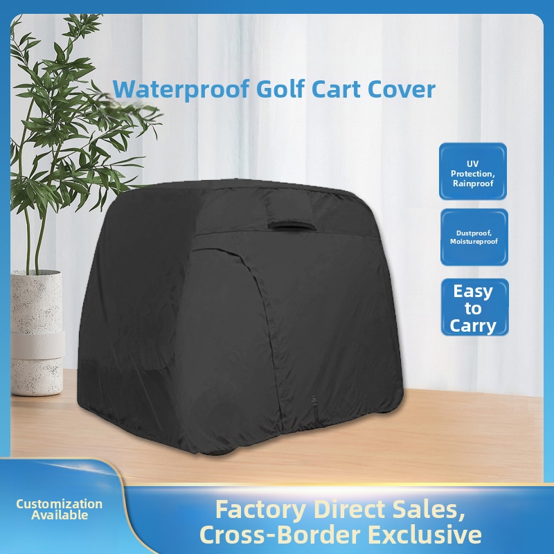 Водоустойчив калъф за голф количка, защита от слънце, дъжд и прах, външна защита, калъф за кола, защитен калъф за голф количка