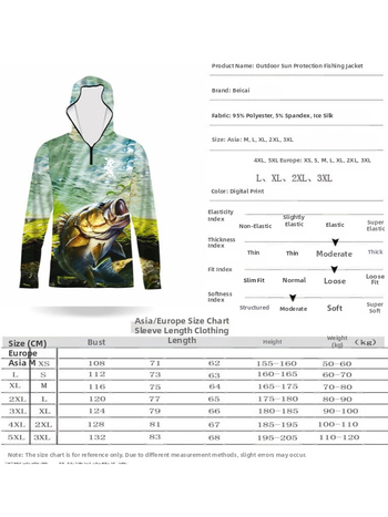 Meeste piiriülene pluss-suuruses päikesekaitseülikond kapuutsiga, pikkade varrukatega, hingav, õhuke, sportlik ja vabaaja Amazon Print