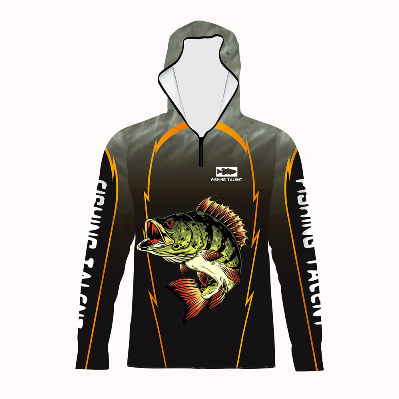 Meeste piiriülene pluss-suuruses päikesekaitseülikond kapuutsiga, pikkade varrukatega, hingav, õhuke, sportlik ja vabaaja Amazon Print