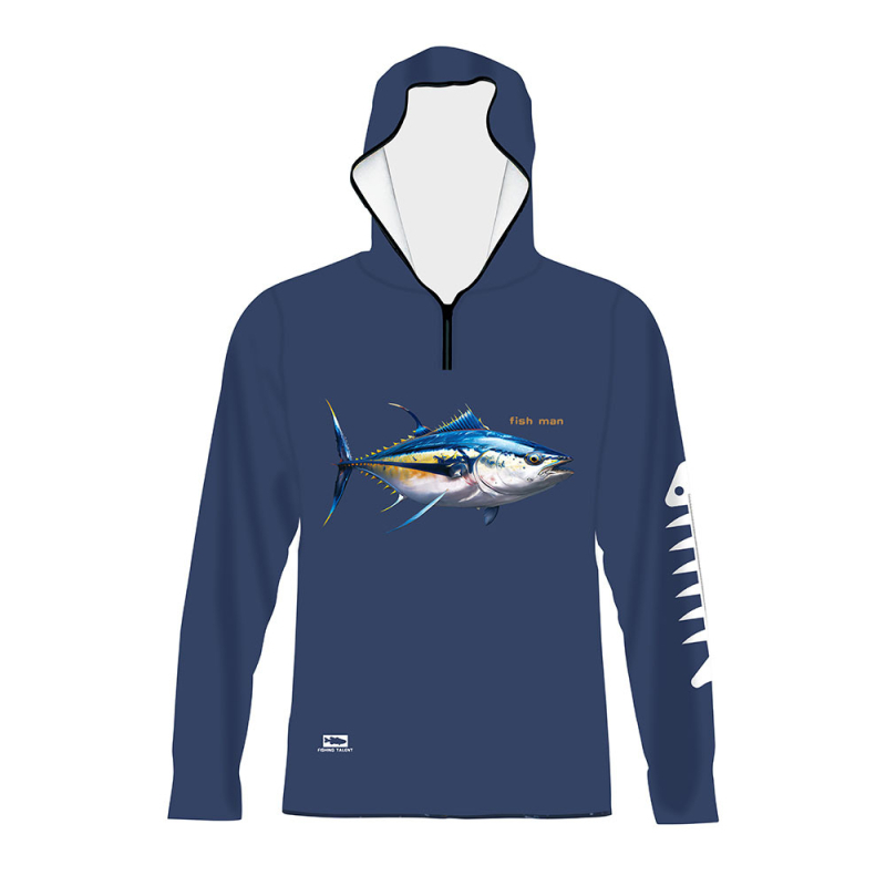 Meeste piiriülene pluss-suuruses päikesekaitseülikond kapuutsiga, pikkade varrukatega, hingav, õhuke, sportlik ja vabaaja Amazon Print