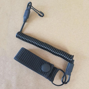 Nouă frânghie tactică de primăvară pentru exterior, anti-furt, anti-pierdere și anti-tăiere, din nailon, pentru aparat foto, cu arc, pentru agrement