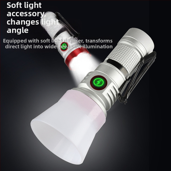 Νέοι φορητοί, συμπαγείς φακοί, επαναφορτιζόμενες χάντρες λάμπας XPG, διασυνοριακής χρήσης, τονίζουν την έλξη μαγνητικής έλξης μεγάλης εμβέλειας στην ουρά έκτακτης ανάγκης