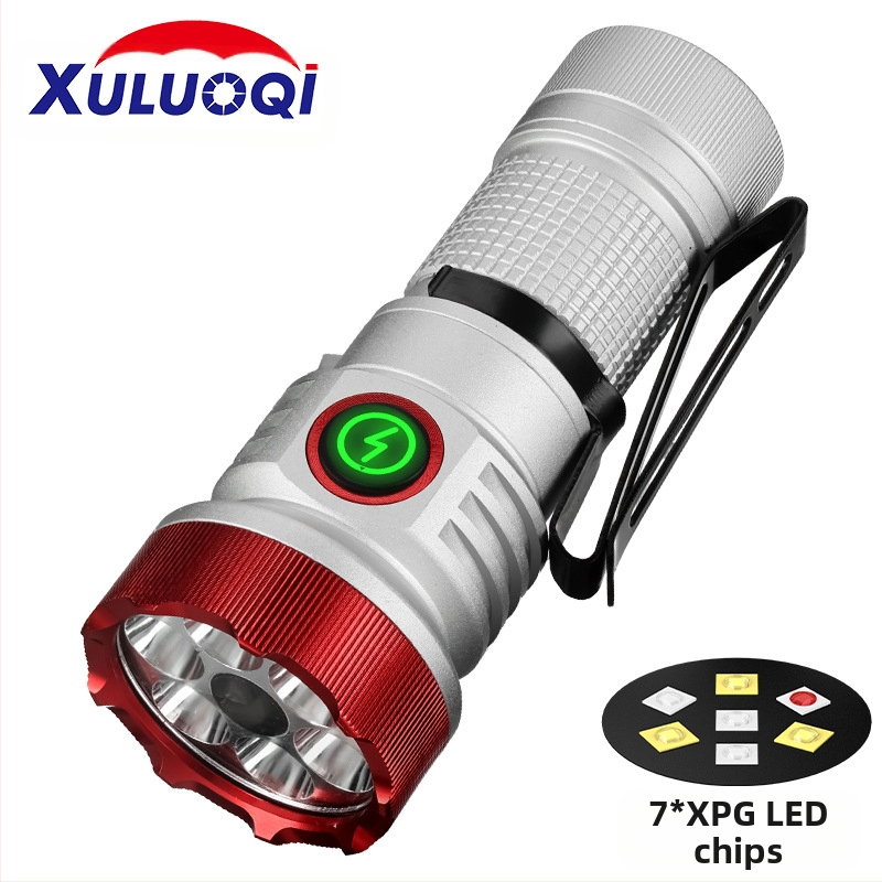 Határokon átnyúló új, hordozható, kompakt, újratölthető XPG zseblámpa gyöngyök emelik ki a vészhelyzeti nagy hatótávolságú farokmágneses vonzerőt