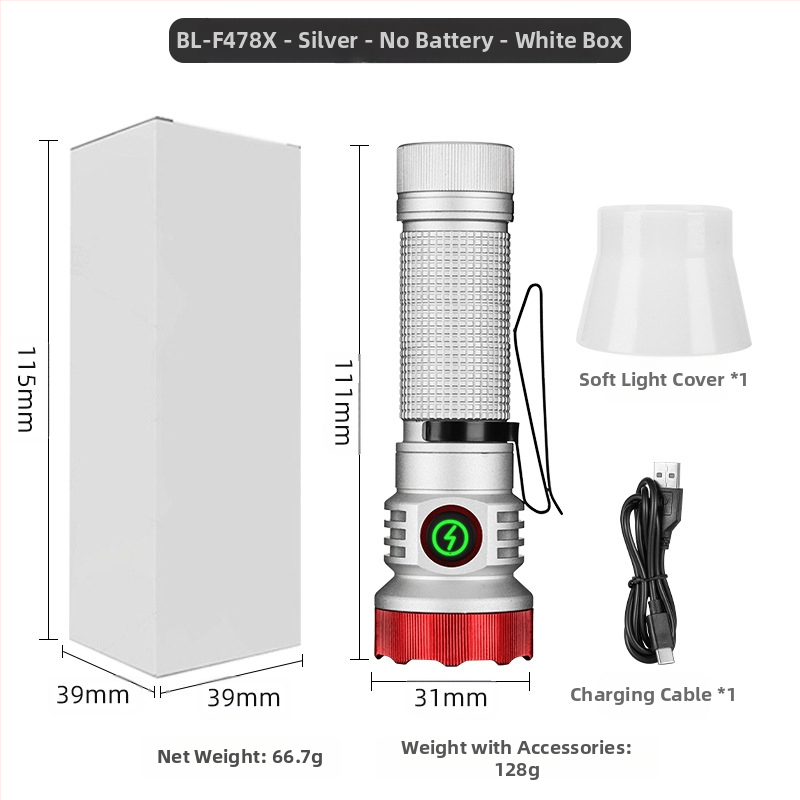 Határokon átnyúló új, hordozható, kompakt, újratölthető XPG zseblámpa gyöngyök emelik ki a vészhelyzeti nagy hatótávolságú farokmágneses vonzerőt