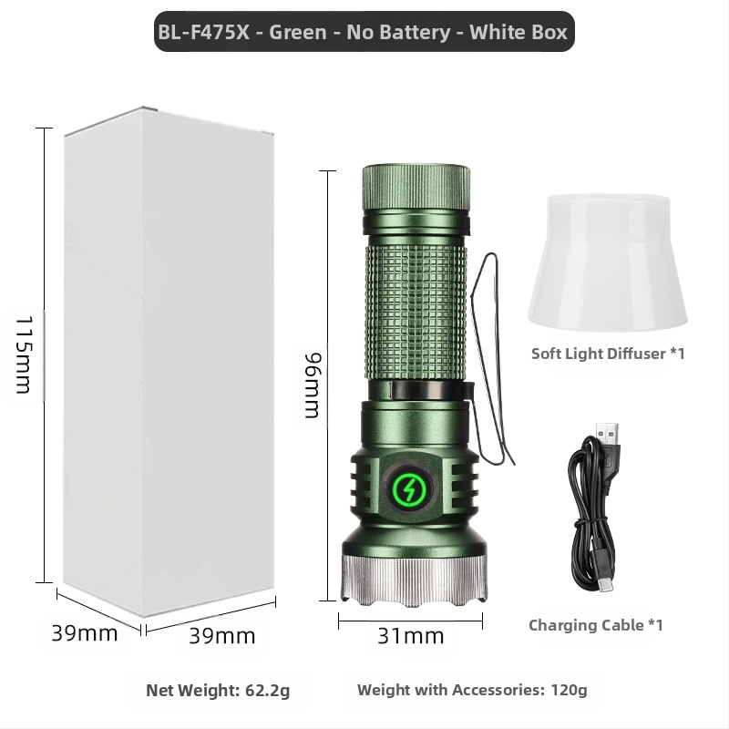 Határokon átnyúló új, hordozható, kompakt, újratölthető XPG zseblámpa gyöngyök emelik ki a vészhelyzeti nagy hatótávolságú farokmágneses vonzerőt