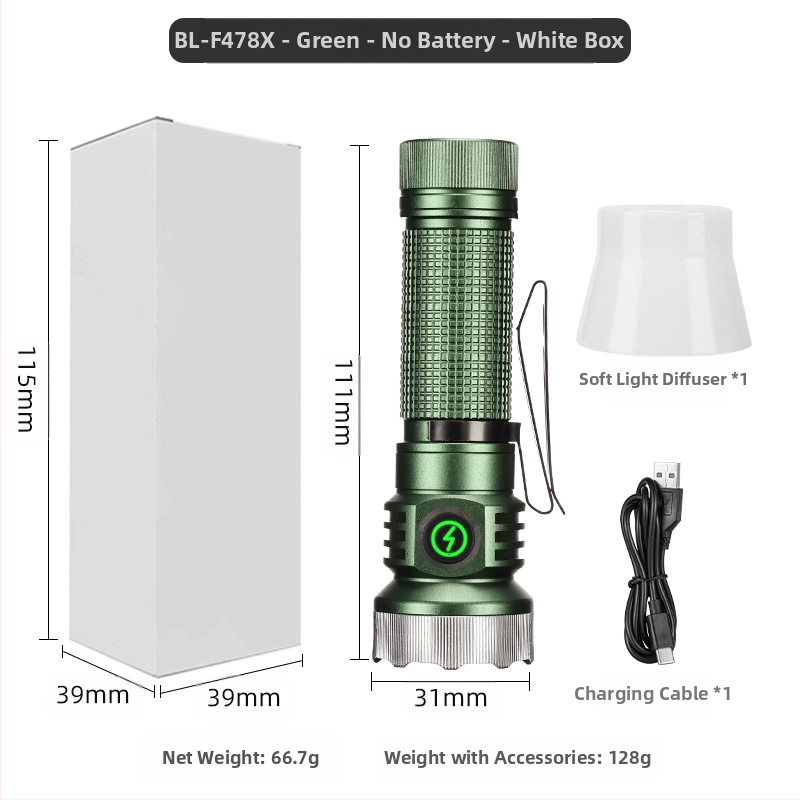 Határokon átnyúló új, hordozható, kompakt, újratölthető XPG zseblámpa gyöngyök emelik ki a vészhelyzeti nagy hatótávolságú farokmágneses vonzerőt