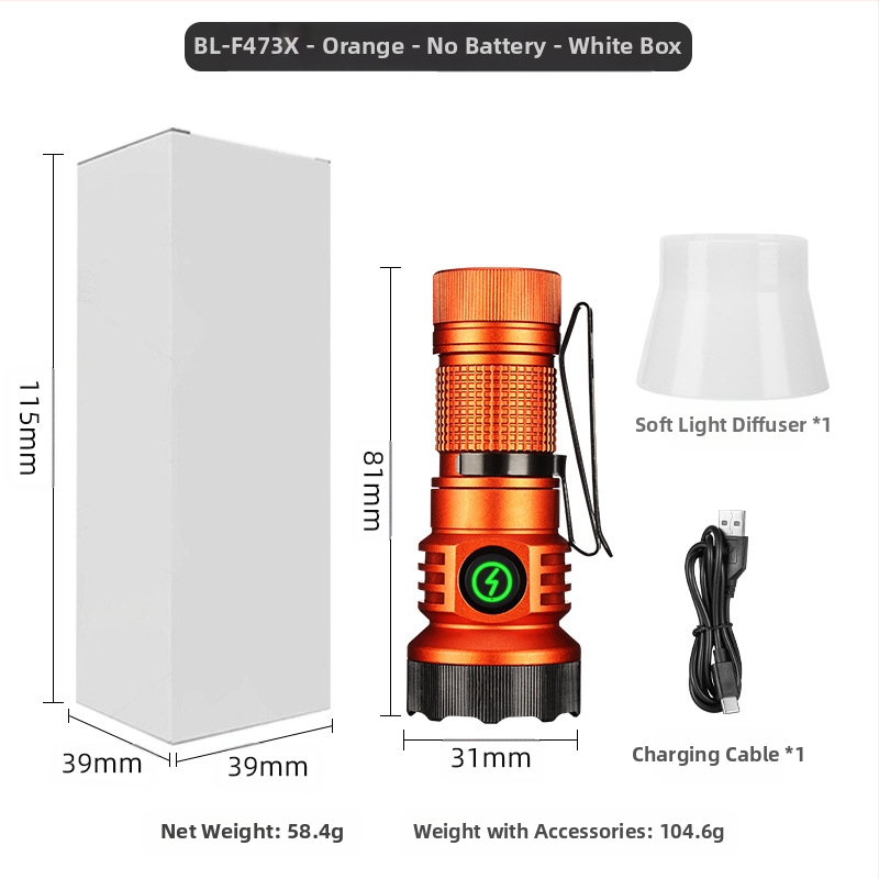 Határokon átnyúló új, hordozható, kompakt, újratölthető XPG zseblámpa gyöngyök emelik ki a vészhelyzeti nagy hatótávolságú farokmágneses vonzerőt