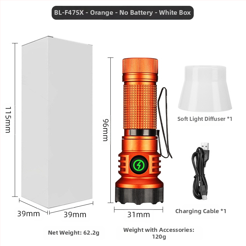 Határokon átnyúló új, hordozható, kompakt, újratölthető XPG zseblámpa gyöngyök emelik ki a vészhelyzeti nagy hatótávolságú farokmágneses vonzerőt