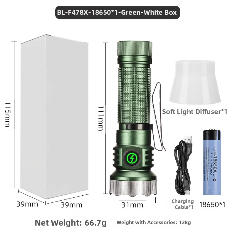 Határokon átnyúló új, hordozható, kompakt, újratölthető XPG zseblámpa gyöngyök emelik ki a vészhelyzeti nagy hatótávolságú farokmágneses vonzerőt