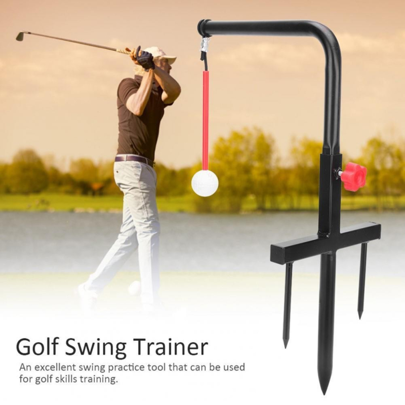 Golf edzőgép vaskeretes labda swing edző kezdő edzősegédek vasvilla edző