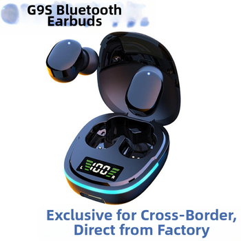 G9S piiriülene uus eramudel Bluetooth-peakomplekt digitaalse ekraaniga hingamisvalgusega LED-binauralne stereo kõrvasisesed TWS-kõrvaklapid