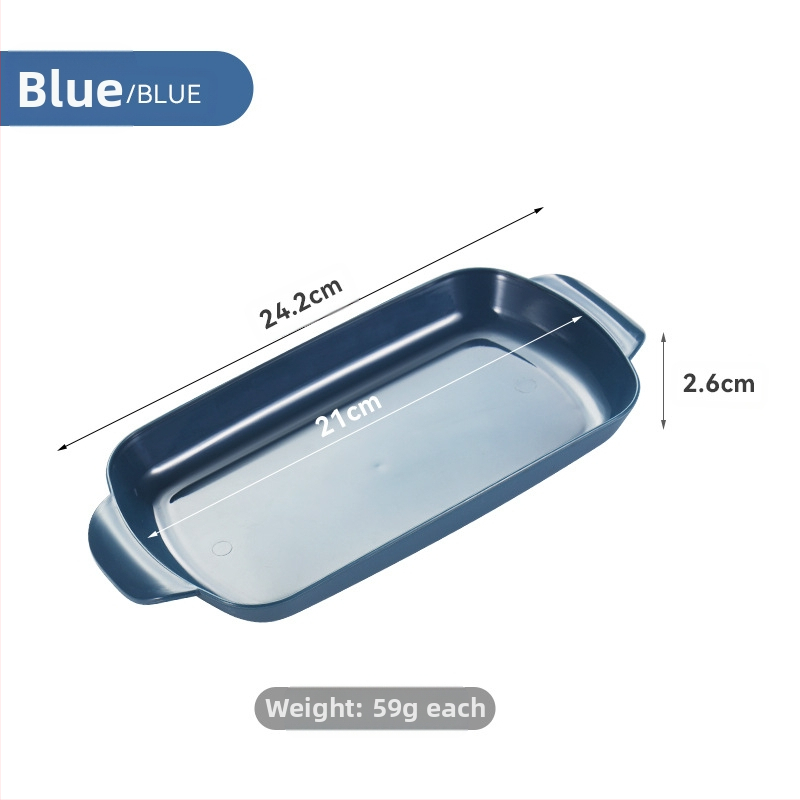 Rizses tányér, grill tányér, forró edény, éttermi étel, különleges téglalap alakú műanyag tányér, kereskedelmi háztartási rizses tányér, binaurális