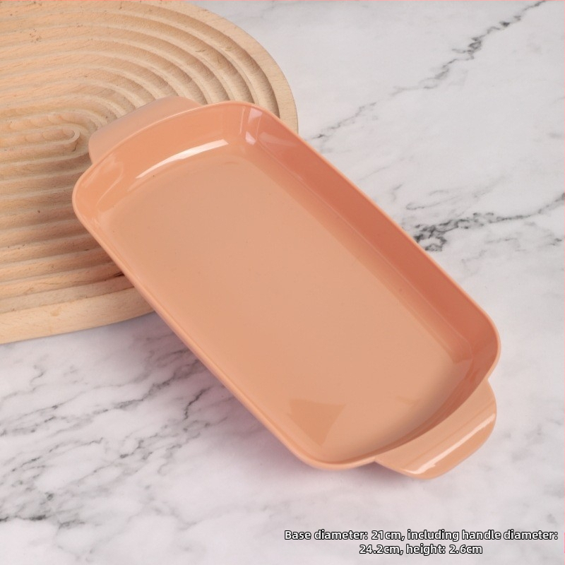 Rizses tányér, grill tányér, forró edény, éttermi étel, különleges téglalap alakú műanyag tányér, kereskedelmi háztartási rizses tányér, binaurális