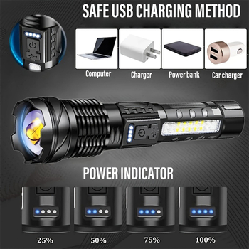 Νέος διασυνοριακός λευκός φακός λέιζερ για εξωτερικούς χώρους, κόκκινοι και μπλε προειδοποιητικοί πλευρικοί φακοί LED μεγάλης εμβέλειας