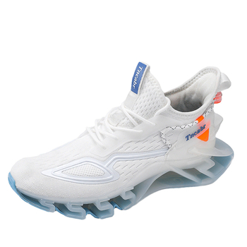 2023 tavaszi új férfi cipők könnyű, lélegző, alkalmi futócipők divatos férfi diák nagy méretű penge futócipők