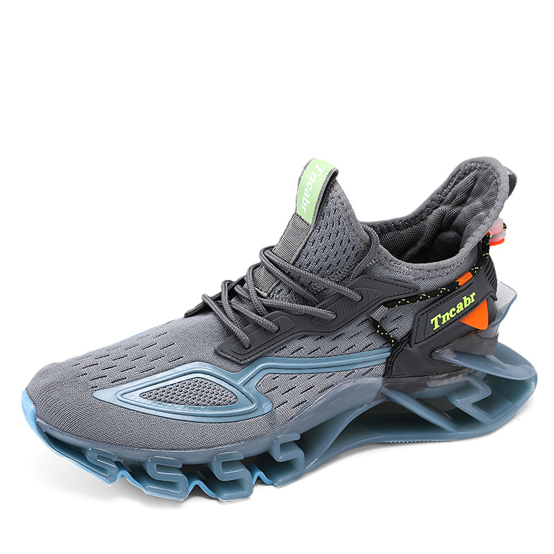 2023 tavaszi új férfi cipők könnyű, lélegző, alkalmi futócipők divatos férfi diák nagy méretű penge futócipők