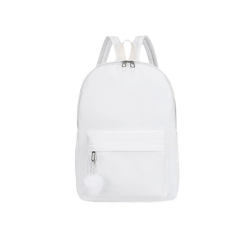 Νέα διασυνοριακή τσάντα πλάτης για νέους από νάιλον σε χρώμα καραμέλας, με τυπωμένο λογότυπο και διαφημιστική τσάντα για μαθητές δημοτικού και γυμνασίου